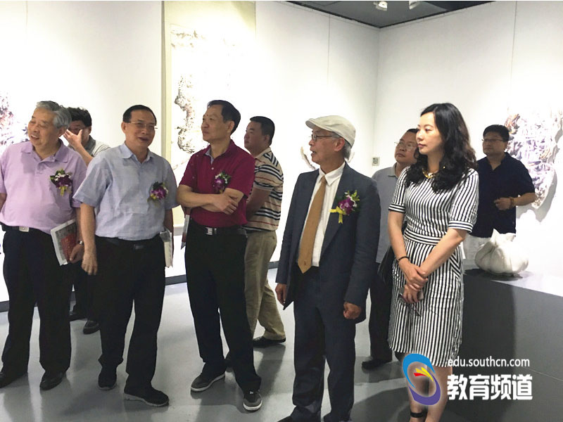 留美华侨艺术家刘秋甫先生巡回展在羊城开幕