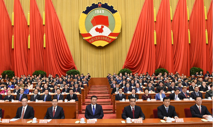 全国政协十二届三次会议3日在北京召开
